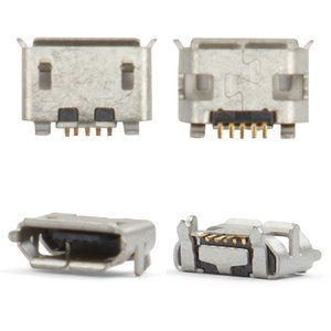 Конектор зарядки для Blackberry 8220, 8520, 8530, 9100, 9520, 9550, 9700, 5 pin, тип 5, micro USB тип B