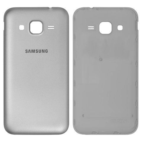 Задня кришка батареї для Samsung G361F Galaxy Core Prime VE LTE, G361H Galaxy Core Prime VE, срібляста