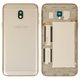 Задняя панель корпуса для Samsung J330F Galaxy J3 (2017), золотистая