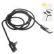 USB кабель Baseus Entertaining Audio, USB тип-A, Lightning, 100 см, 2 A, чорний, #CALYD-01