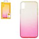 Чехол Baseus для iPhone XR, розовый, бесцветный, с переливом, прозрачный, силикон, #WIAPIPH61-XG04