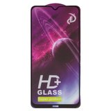 Захисне скло для Xiaomi Redmi Note 8, Redmi Note 8 (2021), сумісне з чохлом, Full Glue, (без упаковки), чорний, M1908C3JH, M1908C3JG, M1908C3JI