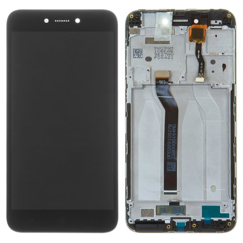 Дисплей для Xiaomi Redmi 5A, Redmi Go, чорний, з рамкою, Original PRC , MCG3B, MCI3B, M1903C3GG, M1903C3GH, M1903C3GI