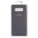 Чехол для Samsung N950F Galaxy Note 8, черный, синий, Original Soft Case, силикон, dark blue (08)