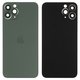 Задняя панель корпуса для iPhone 11 Pro, зеленая, со стеклом камеры, small hole, matte midnight green