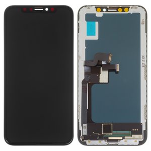 Дисплей для iPhone X, черный, с рамкой, Copy, TFT , YOUDA