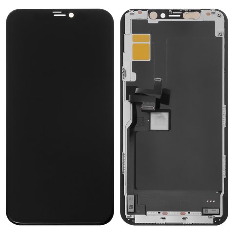 Дисплей для iPhone 11 Pro, черный, с рамкой, High Copy, OLED , imisu OEM soft