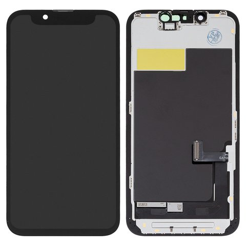 Дисплей для iPhone 13 mini, черный, с рамкой, Copy, Tianma, TFT 