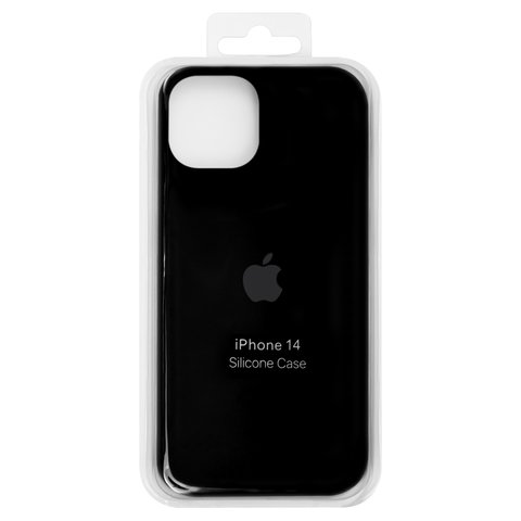 Чехол для Apple iPhone 14, черный, Original Soft Case, силикон, black 18  full side