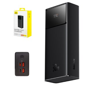Power bank Baseus Star Lord Digital, 30000 мАг, 30 Вт, чорний, Power Delivery PD , #P10022905113 00