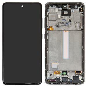 Дисплей для Samsung A525 Galaxy A52, A526 Galaxy A52 5G, белый, с рамкой, Original PRC 