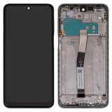 Дисплей для Xiaomi Redmi Note 9 Pro, Redmi Note 9S, сірий, з рамкою, Сopy, з широким обідком, In-Cell, M2003J6B2G, M2003J6A1G