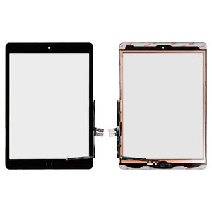 Сенсорный экран для iPad 10.2 2021, черный, High Copy, с кнопкой HOME, #A2602 A2603 A2604