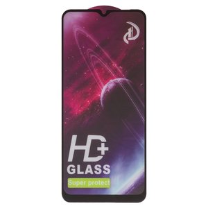 Захисне скло для Samsung A226 Galaxy A22 5G, сумісне з чохлом, Full Glue, без упаковки , чорний