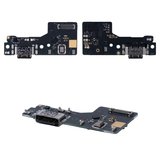 Шлейф для Xiaomi Redmi 13, коннектора зарядки, с микрофоном, с компонентами, Original (PRC), плата зарядки