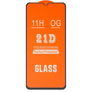Защитное стекло для Oppo A18, A38, A77 4G, A77s, совместимо с чехлом, Full Glue, без упаковки , черный