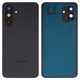 Задняя панель корпуса для Samsung A366 Galaxy A36, черная, со стеклом камеры