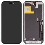 Дисплей для iPhone 14 Pro Max, черный, с рамкой, Copy, (TFT), ZY, LTPS FHD