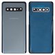 Задня панель корпуса для Samsung G977 Galaxy S10 5G, чорна, із склом камери