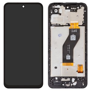 Дисплей для Tecno Spark Go 2 KM4 , черный, с рамкой, High Copy