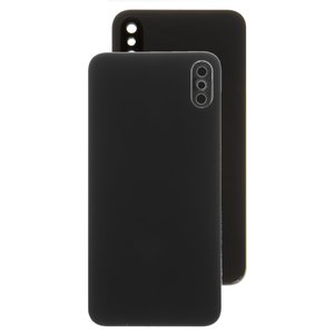 Panel trasero de carcasa puede usarse con iPhone XS, negra, con vidrio de cámara, small hole