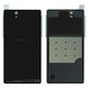 Housing Back Cover compatible with Sony C6602 L36h Xperia Z, C6603 L36i Xperia Z, C6606 L36a Xperia Z, (black)