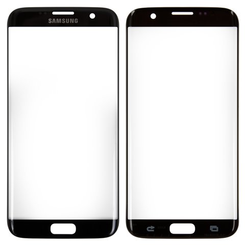 Vidrio de carcasa puede usarse con Samsung G935F Galaxy S7 EDGE, negro