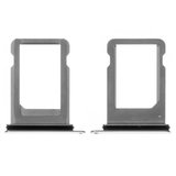 SIM Card Holder compatible with iPhone X, (silver)