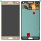 Pantalla LCD puede usarse con Samsung A500 Galaxy A5, dorado, sin marco, original (vidrio reemplazado)