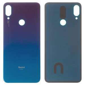 Panel trasero de carcasa puede usarse con Xiaomi Redmi Note 7, azul, M1901F7G, M1901F7H, M1901F7I