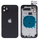 Carcasa puede usarse con iPhone 11, negro, con botones laterales,  con sujetador de tarjeta SIM