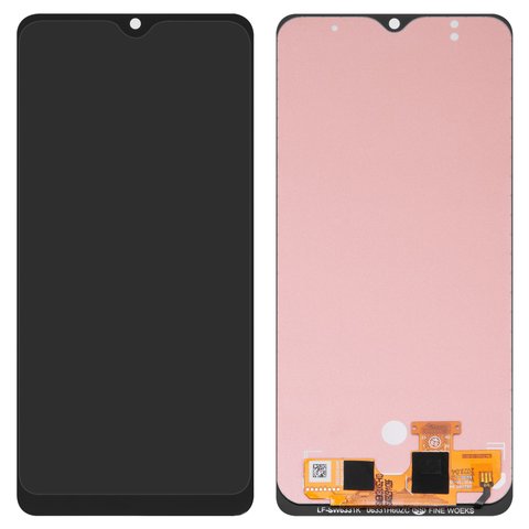 LCD compatible with Samsung A315 Galaxy A31, black, Best copy, without frame, Copy, TFT  