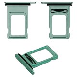 Sujetador de tarjeta SIM puede usarse con iPhone 11, verde, double SIM