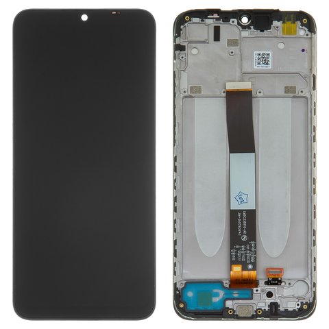 Pantalla LCD puede usarse con Xiaomi Redmi 9A, Redmi 9AT, Redmi 9C, negro, con marco, original vidrio reemplazado , M2006C3LG, M2006C3LI, M2006C3LC, M2006C3MG, M2006C3MT