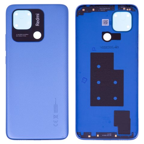 Housing Back Cover compatible with Xiaomi Redmi 10C, dark blue 