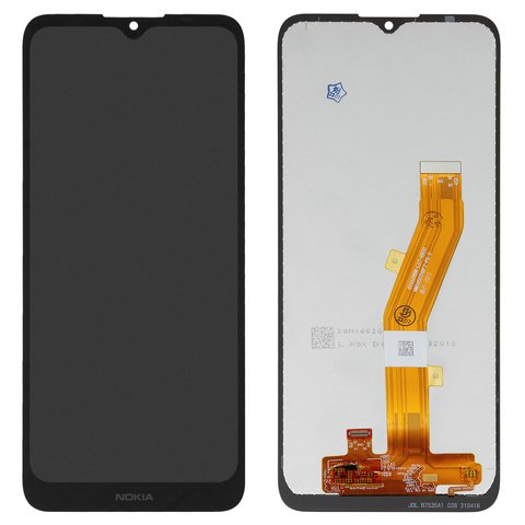 LCD compatible with Nokia C10, C20, C21, black, without frame, High Copy 