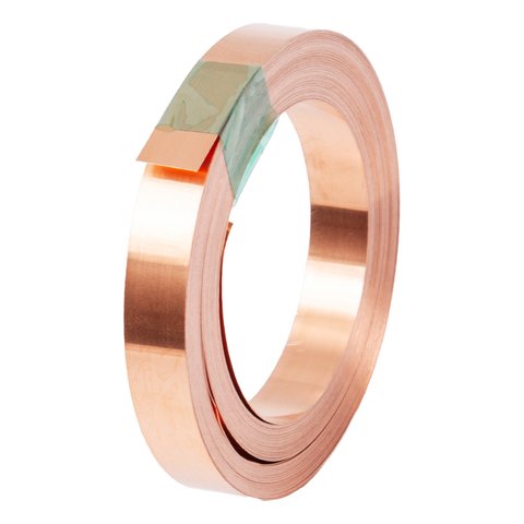 Cinta de cobre para soldar baterías, 0.2 mm, 10 mm, 10 m