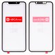 Housing Glass G+OCA PRO compatible with iPhone 11 Pro Max, (with OCA film, black)
