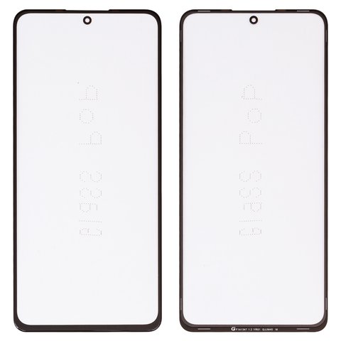 Vidrio de carcasa G+OCA PRO puede usarse con Xiaomi Redmi Note 10 Pro, Redmi Note 10 Pro Max, con película OCA, negro