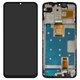 LCD compatible with Huawei Honor X6b, (black, with frame, Original (PRC), JDY-LX1, JDY-LX2)
