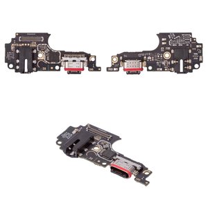Flat Cable compatible with Vivo Y53s, Y72 5G, headphone connector, charge connector, with microphone, with components, High Copy, charging board 