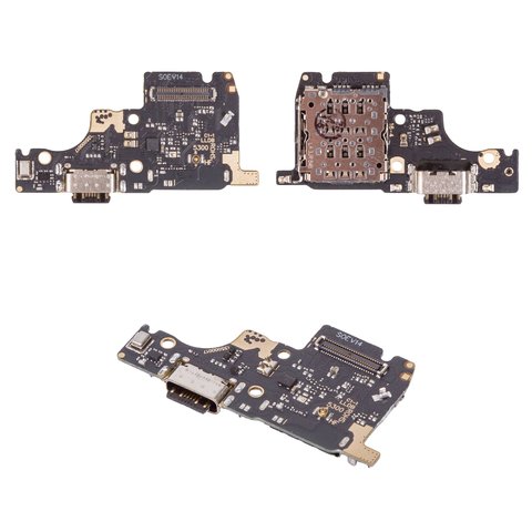 Cable flex puede usarse con Xiaomi Poco M7 Pro 5G , Redmi Note 14 5G, del conector de carga, con componentes, Original PRC , placa del cargador