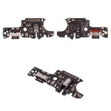 Flat Cable compatible with Motorola Moto G55, (charge connector, with components, High Copy, charging board)
