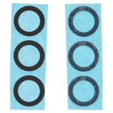 Vidrio de cámara puede usarse con Samsung S711 Galaxy S23 FE, S911 Galaxy S23, S916 Galaxy S23 Plus, S921 Galaxy S24, negro, sin marco, juego de 3 uds.