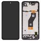 Pantalla LCD puede usarse con Infinix Smart 10 (X6725), Smart 10 Plus (X6725B), negro, con marco, High Copy