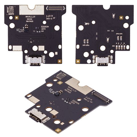 Cable flex puede usarse con Xiaomi Pad 5, del conector de carga, con componentes, Original PRC , placa del cargador
