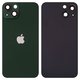 Housing Back Cover compatible with iPhone 13, (green, with camera lens, small hole)