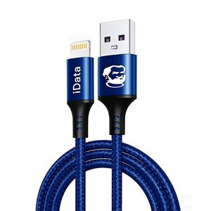 USB кабель Mechanic iData, USB тип A, Lightning, 100 см, синий