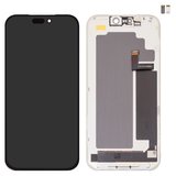 LCD compatible with iPhone 17 Pro Max, (black, with frame, HC, (OLED), DD-OLED hard)