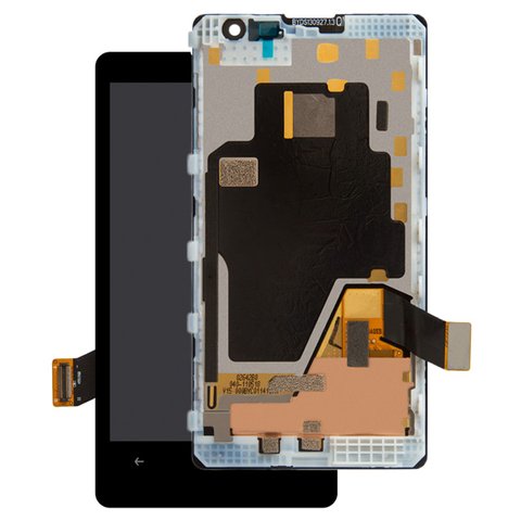 LCD compatible with Nokia 1020 Lumia, black 